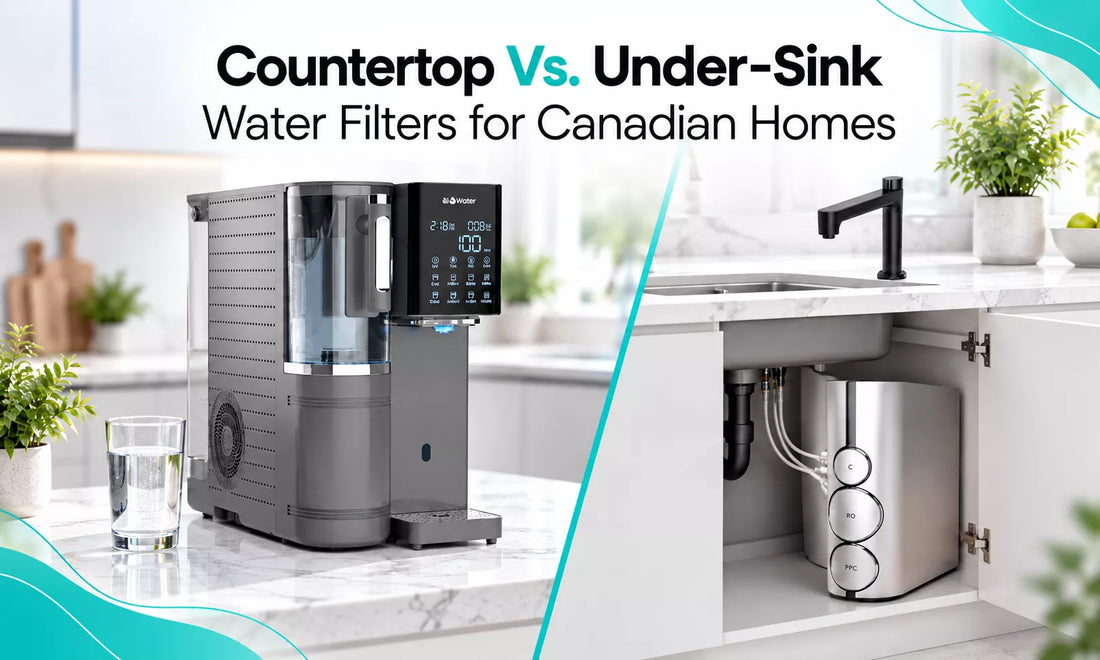 Countertop Vs. Under-Sink Water Filters for Canadian Homes