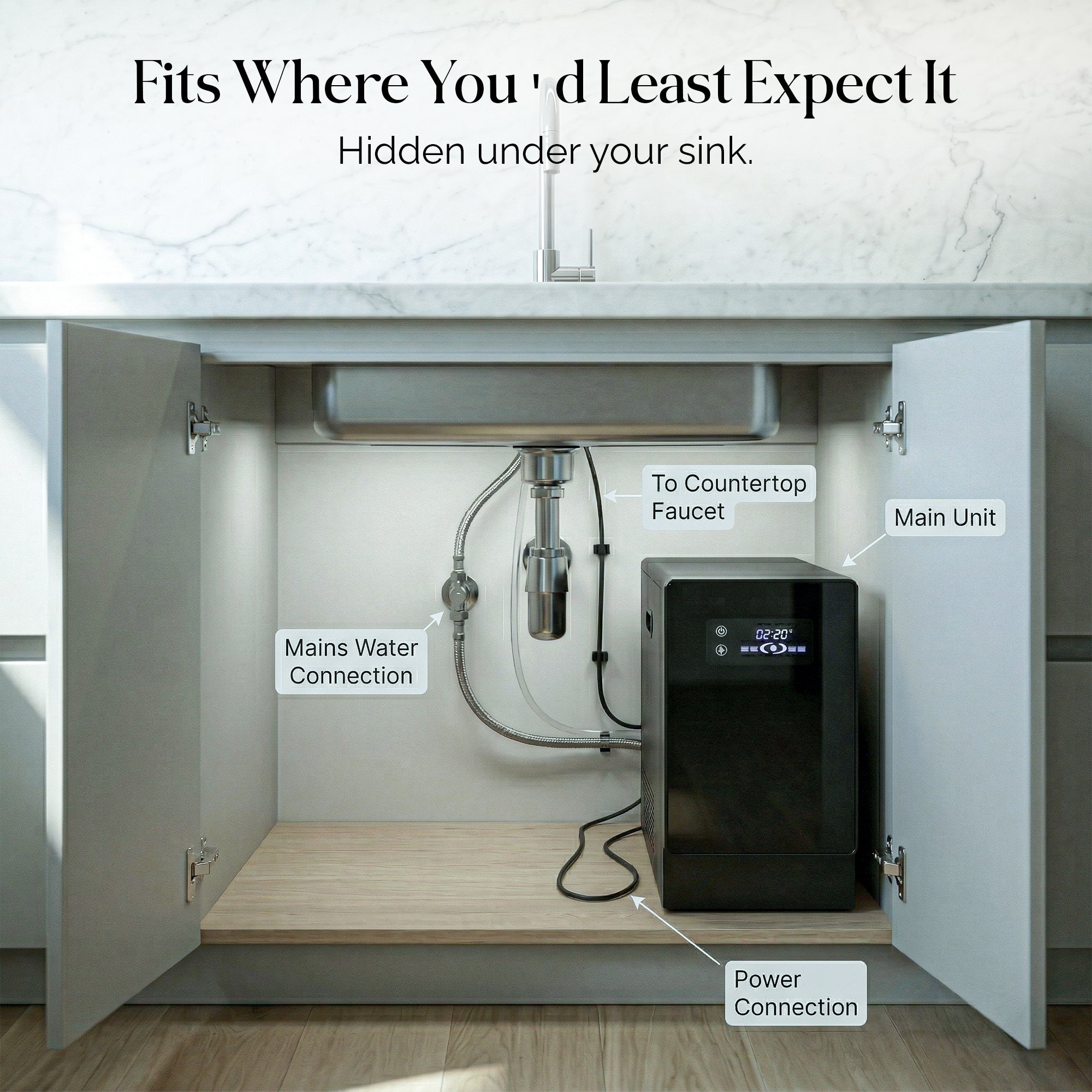 Under-Sink Hot & Cold Instant Water System