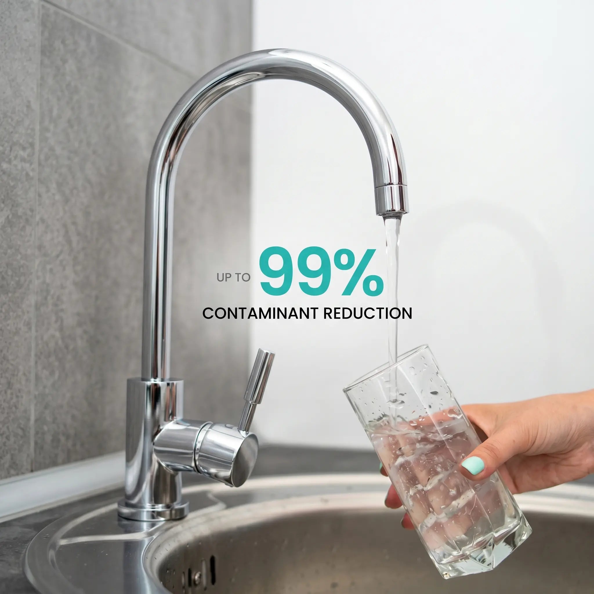 Illi Water RO system removing impurities and contaminants like Heavy Metals, Chemicals, Organic Compounds, Microorganism from water.
